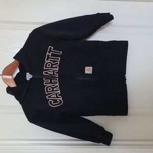 Youth Carhartt Zip up hoodie small